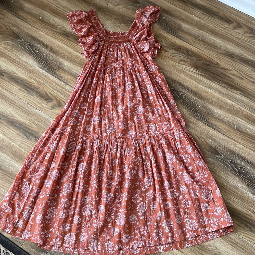 Free People Bonita Printed Midi Dress NWOT - Picture 14 of 15
